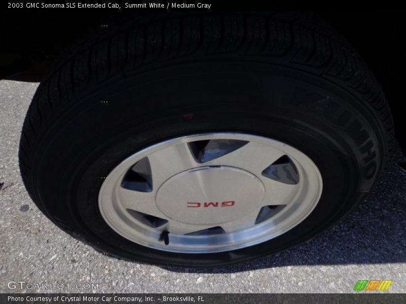 Summit White / Medium Gray 2003 GMC Sonoma SLS Extended Cab