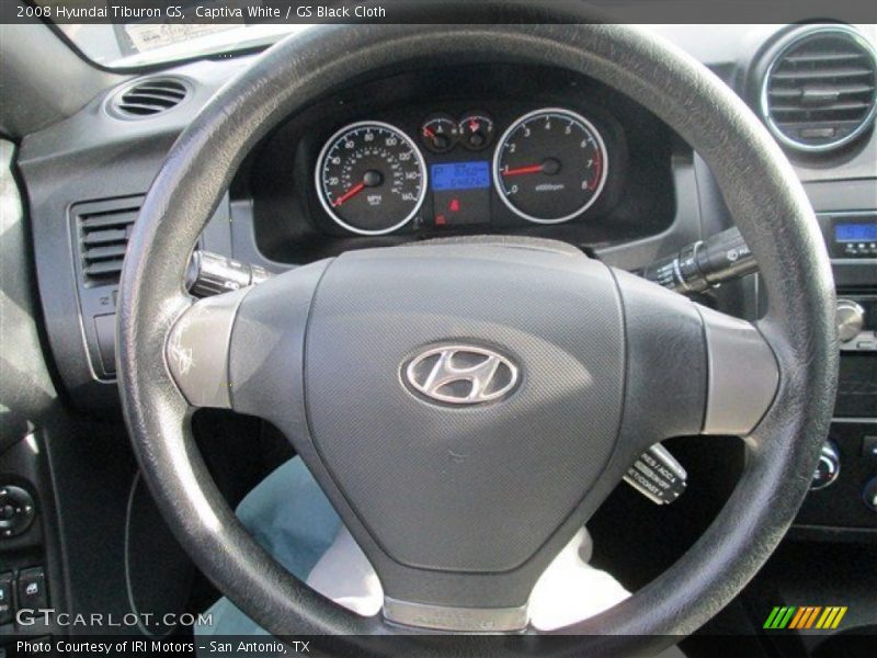 Captiva White / GS Black Cloth 2008 Hyundai Tiburon GS