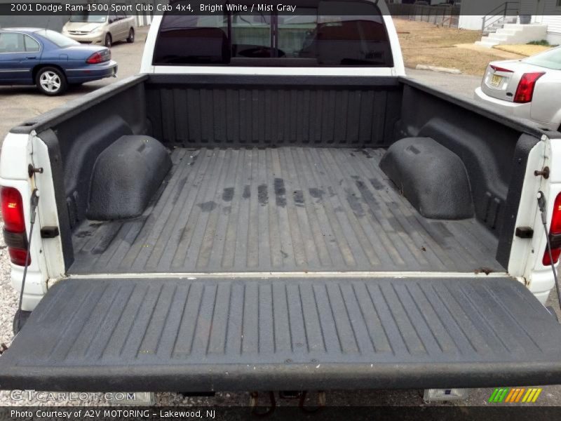 Bright White / Mist Gray 2001 Dodge Ram 1500 Sport Club Cab 4x4
