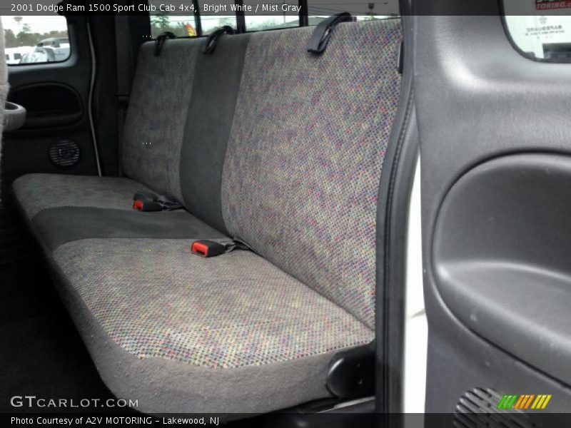 Bright White / Mist Gray 2001 Dodge Ram 1500 Sport Club Cab 4x4