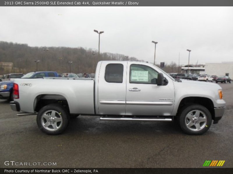  2013 Sierra 2500HD SLE Extended Cab 4x4 Quicksilver Metallic