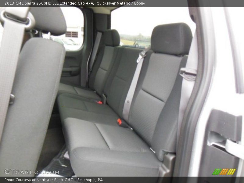 Quicksilver Metallic / Ebony 2013 GMC Sierra 2500HD SLE Extended Cab 4x4