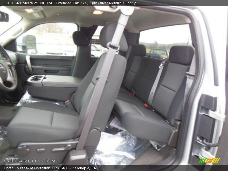 Quicksilver Metallic / Ebony 2013 GMC Sierra 2500HD SLE Extended Cab 4x4