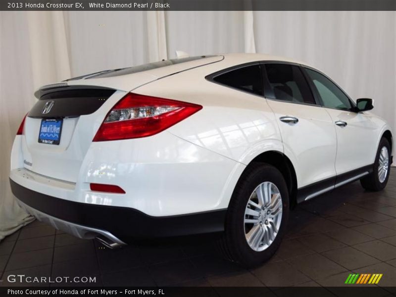 White Diamond Pearl / Black 2013 Honda Crosstour EX