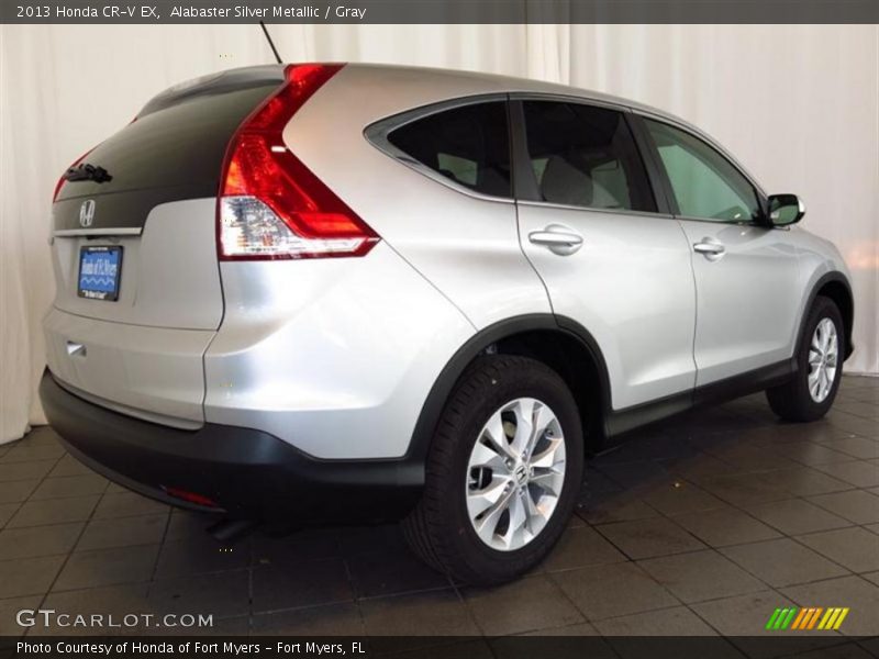 Alabaster Silver Metallic / Gray 2013 Honda CR-V EX