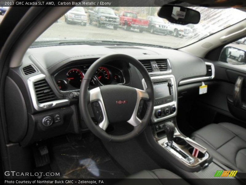 Carbon Black Metallic / Ebony 2013 GMC Acadia SLT AWD