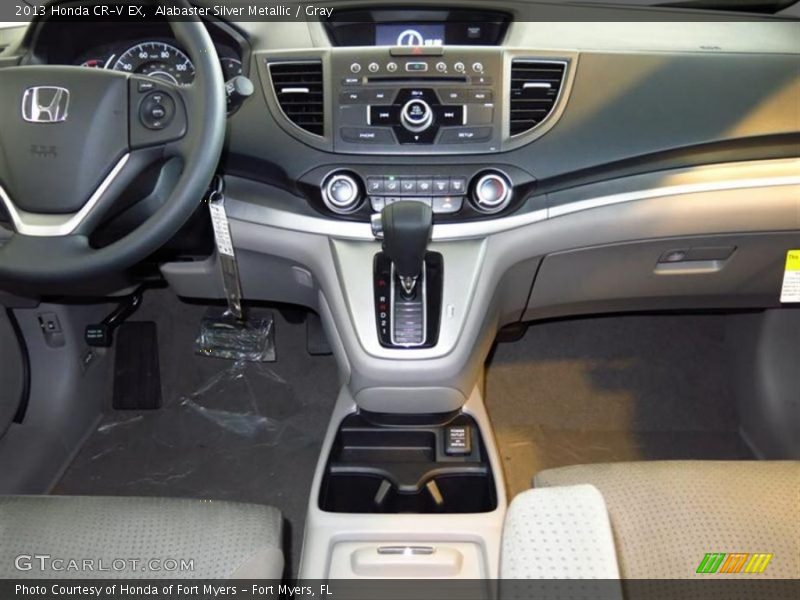 Alabaster Silver Metallic / Gray 2013 Honda CR-V EX