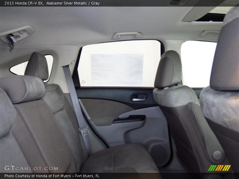 Alabaster Silver Metallic / Gray 2013 Honda CR-V EX