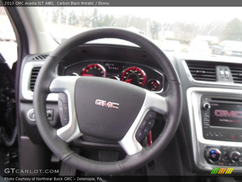 Carbon Black Metallic / Ebony 2013 GMC Acadia SLT AWD