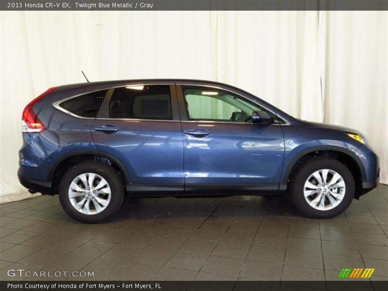 Twilight Blue Metallic / Gray 2013 Honda CR-V EX