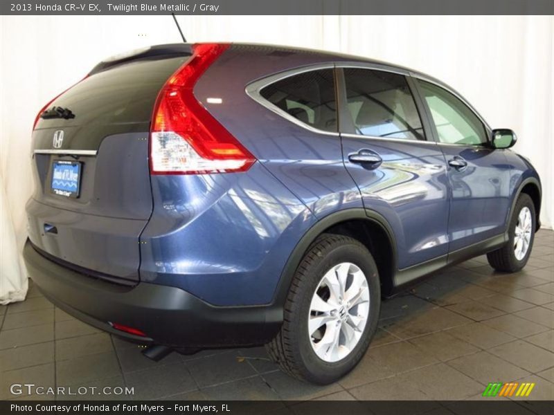 Twilight Blue Metallic / Gray 2013 Honda CR-V EX