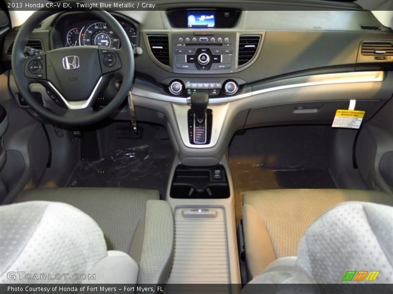 Twilight Blue Metallic / Gray 2013 Honda CR-V EX