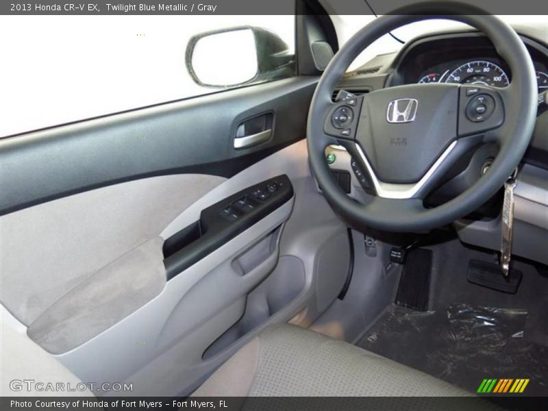 Twilight Blue Metallic / Gray 2013 Honda CR-V EX