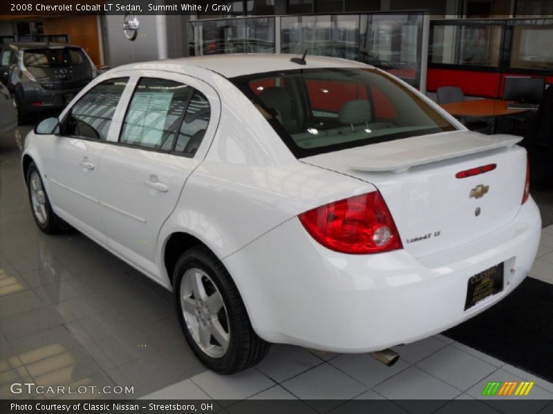 Summit White / Gray 2008 Chevrolet Cobalt LT Sedan