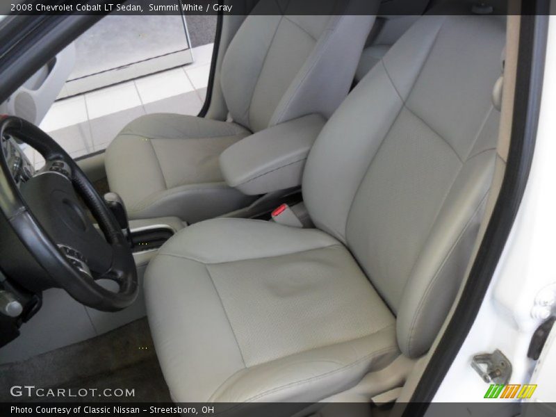 Summit White / Gray 2008 Chevrolet Cobalt LT Sedan