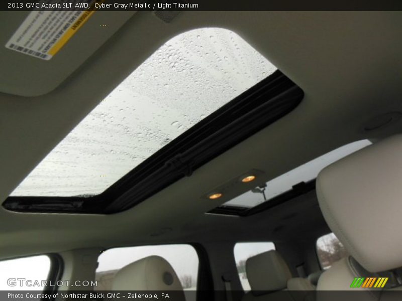 Sunroof of 2013 Acadia SLT AWD