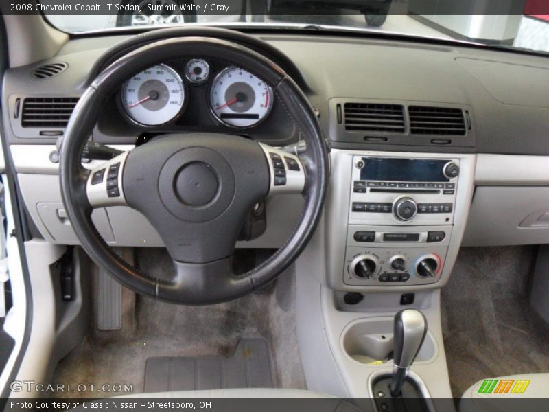 Summit White / Gray 2008 Chevrolet Cobalt LT Sedan