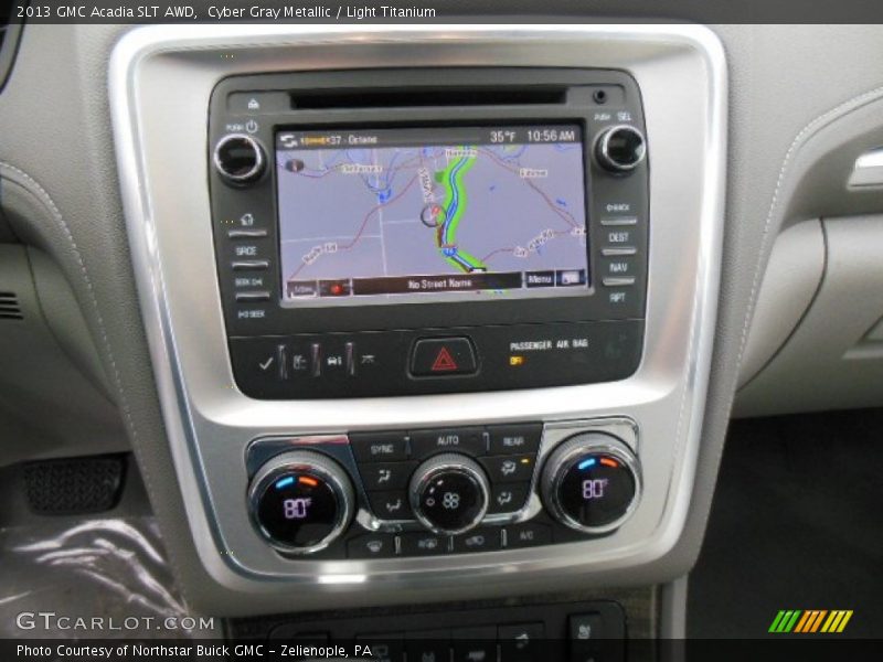 Controls of 2013 Acadia SLT AWD