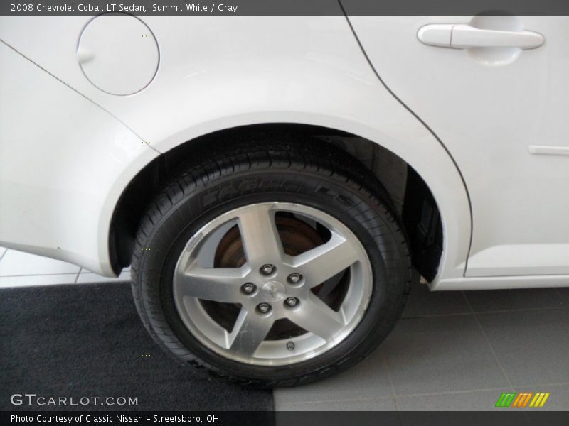 Summit White / Gray 2008 Chevrolet Cobalt LT Sedan