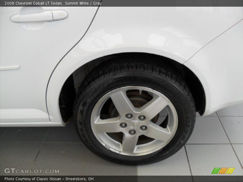 Summit White / Gray 2008 Chevrolet Cobalt LT Sedan