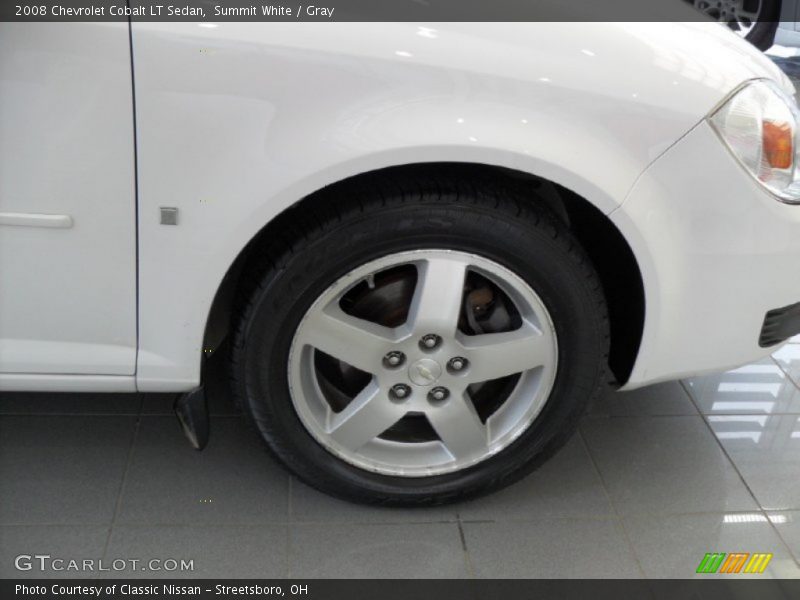 Summit White / Gray 2008 Chevrolet Cobalt LT Sedan
