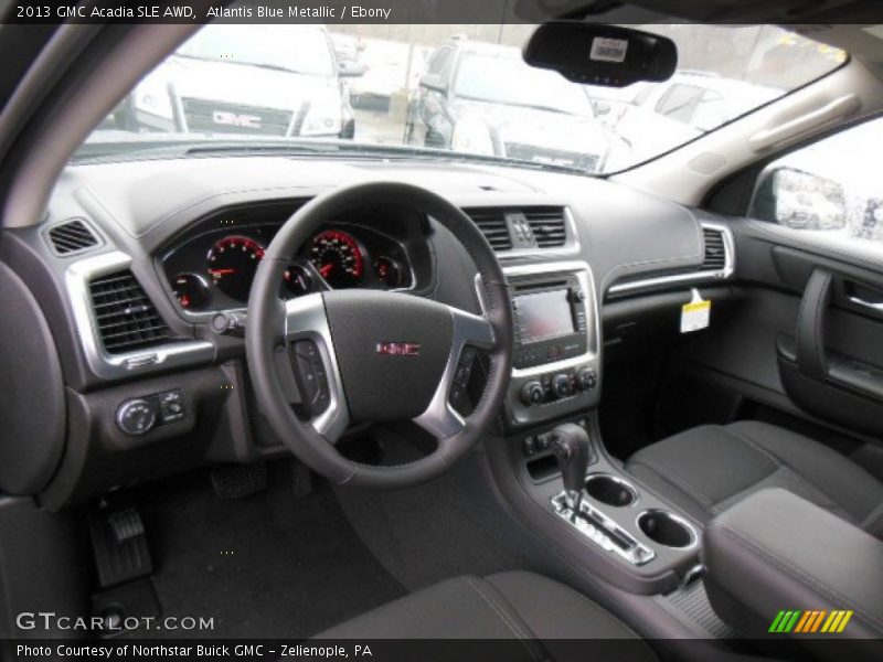 Ebony Interior - 2013 Acadia SLE AWD 