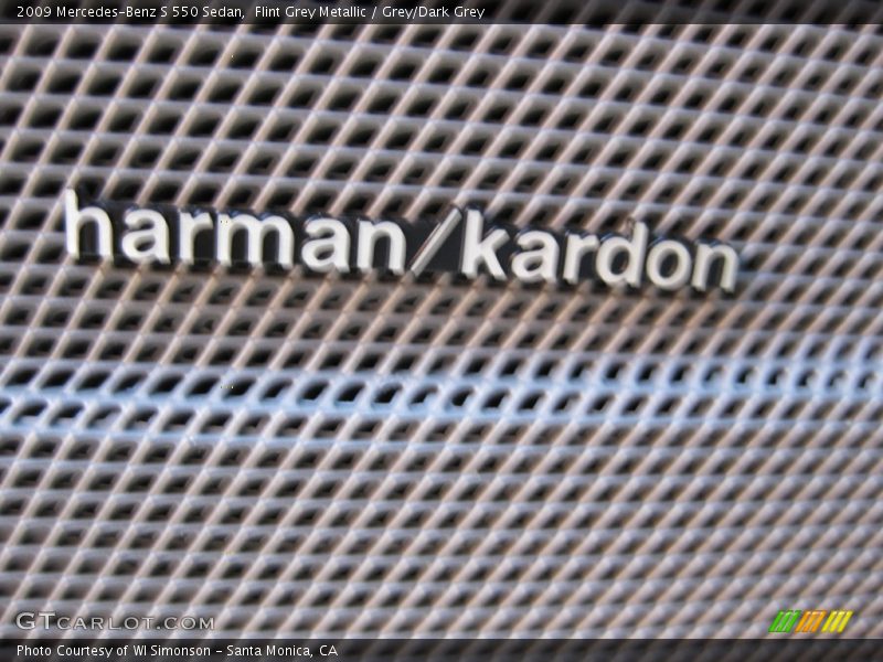 Flint Grey Metallic / Grey/Dark Grey 2009 Mercedes-Benz S 550 Sedan