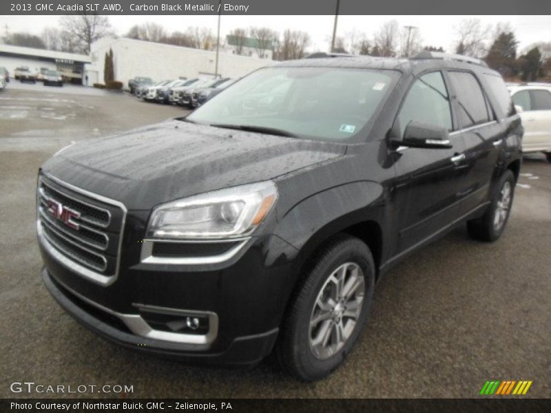 Carbon Black Metallic / Ebony 2013 GMC Acadia SLT AWD