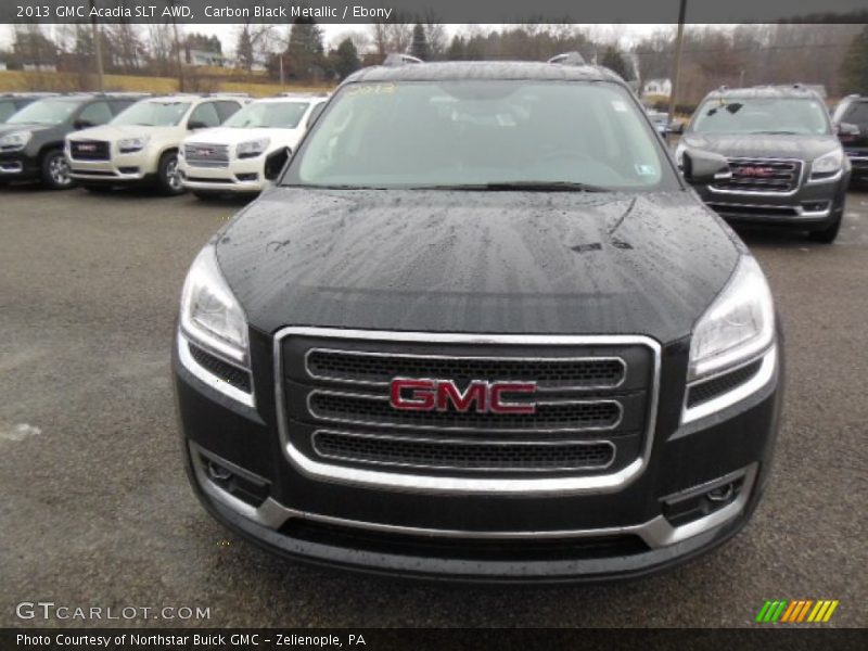 Carbon Black Metallic / Ebony 2013 GMC Acadia SLT AWD