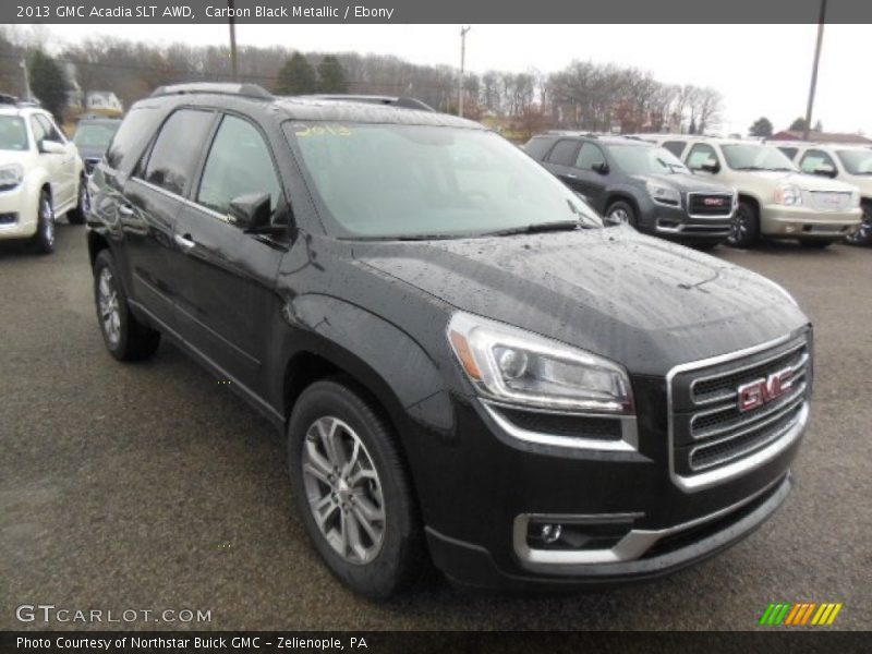 Carbon Black Metallic / Ebony 2013 GMC Acadia SLT AWD