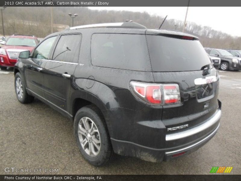 Carbon Black Metallic / Ebony 2013 GMC Acadia SLT AWD