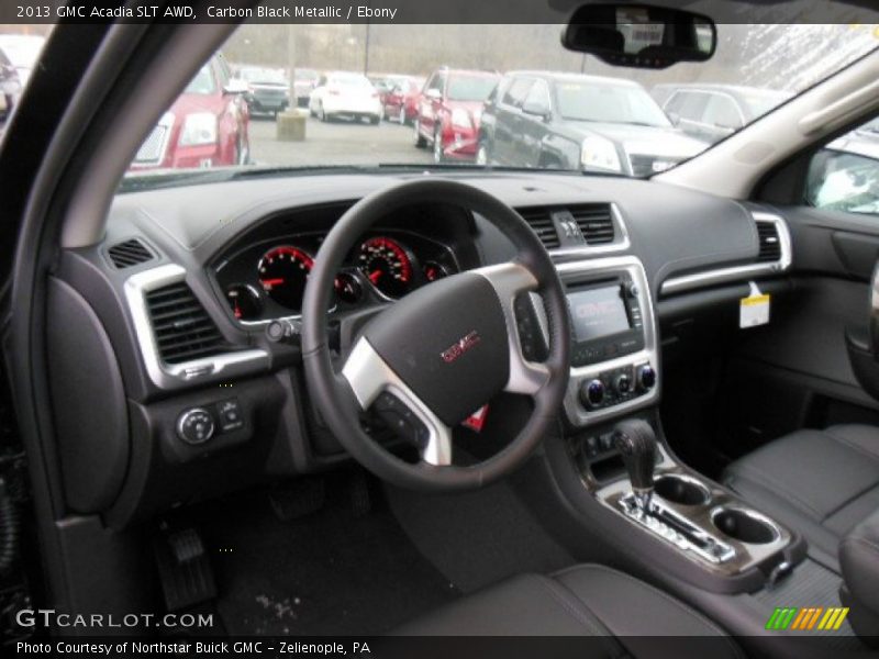 Carbon Black Metallic / Ebony 2013 GMC Acadia SLT AWD