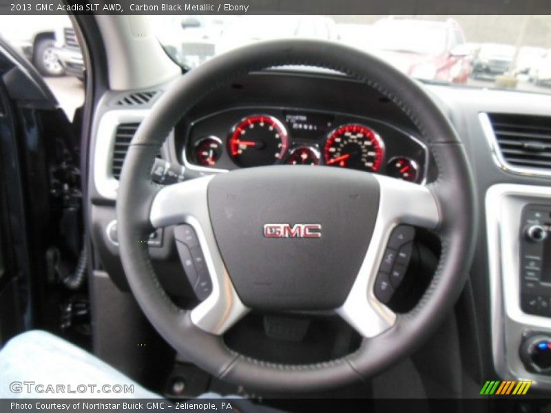 Carbon Black Metallic / Ebony 2013 GMC Acadia SLT AWD