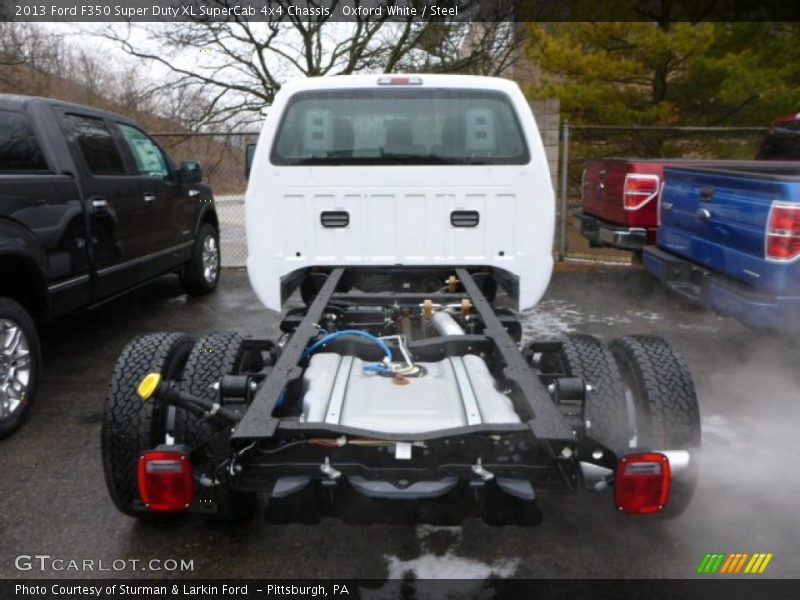 Oxford White / Steel 2013 Ford F350 Super Duty XL SuperCab 4x4 Chassis