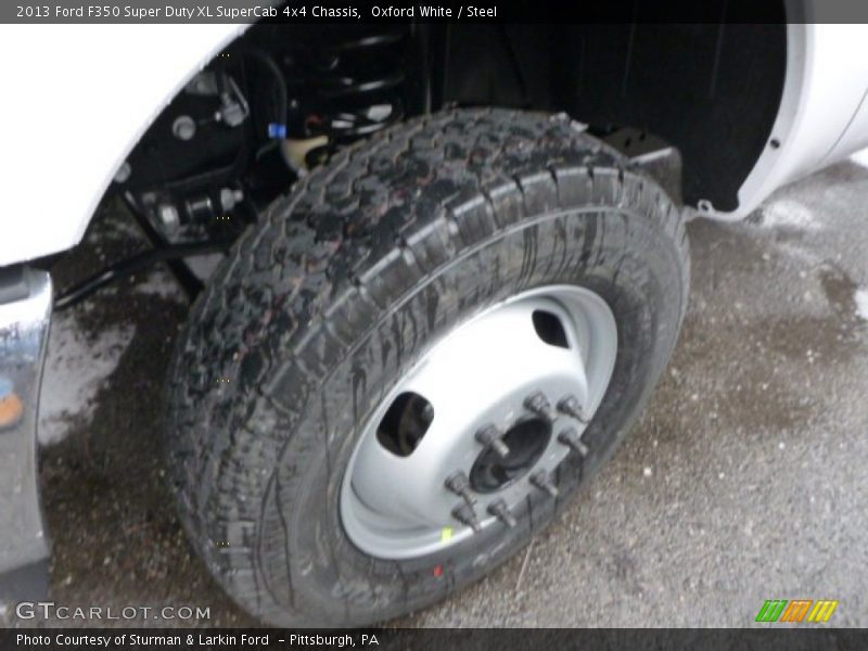 Oxford White / Steel 2013 Ford F350 Super Duty XL SuperCab 4x4 Chassis