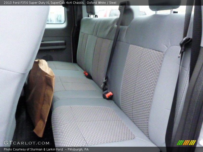 Oxford White / Steel 2013 Ford F350 Super Duty XL SuperCab 4x4 Chassis