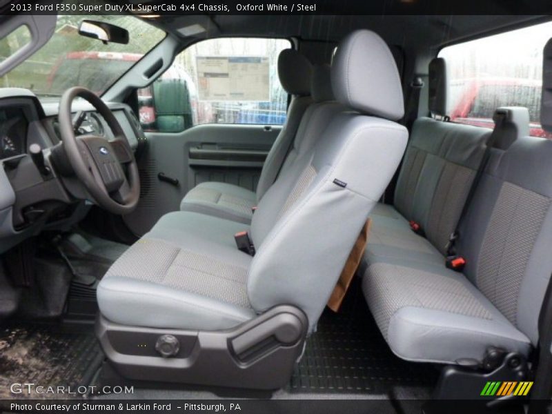 Oxford White / Steel 2013 Ford F350 Super Duty XL SuperCab 4x4 Chassis