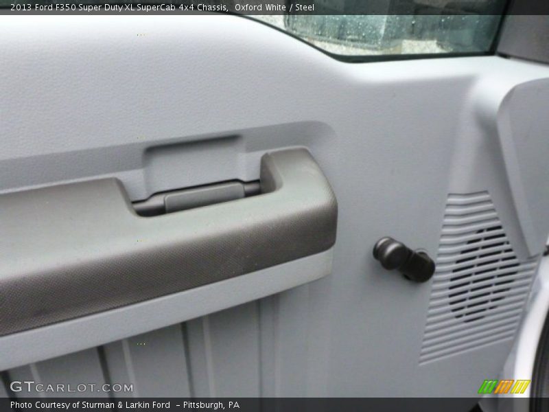 Oxford White / Steel 2013 Ford F350 Super Duty XL SuperCab 4x4 Chassis