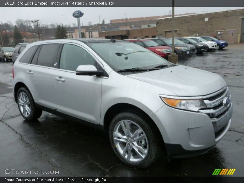 Ingot Silver Metallic / Charcoal Black 2013 Ford Edge Limited