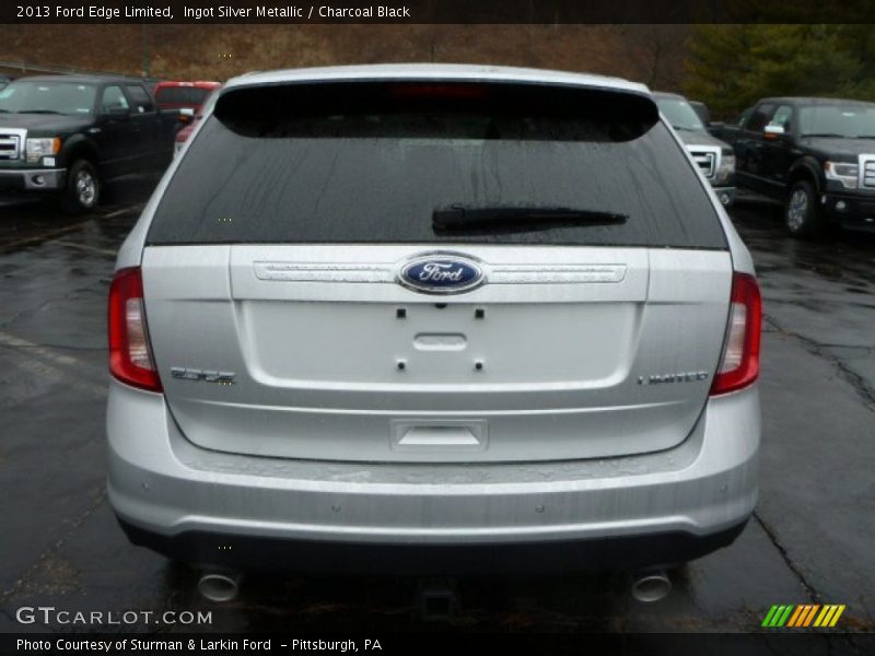 Ingot Silver Metallic / Charcoal Black 2013 Ford Edge Limited