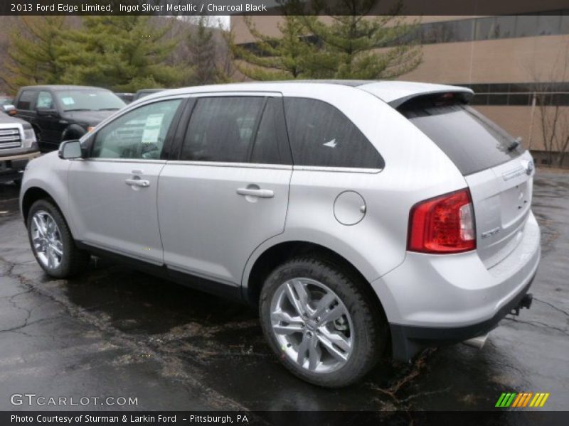 Ingot Silver Metallic / Charcoal Black 2013 Ford Edge Limited