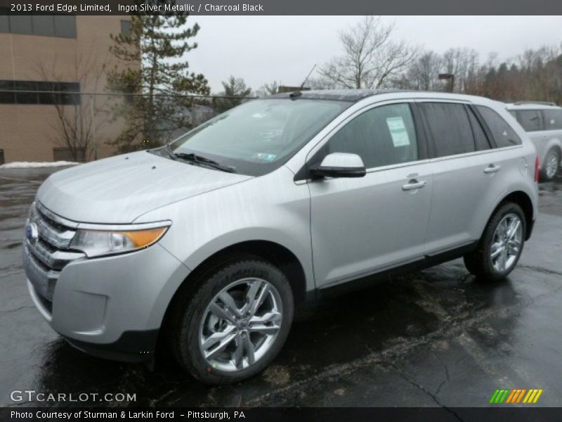 Ingot Silver Metallic / Charcoal Black 2013 Ford Edge Limited