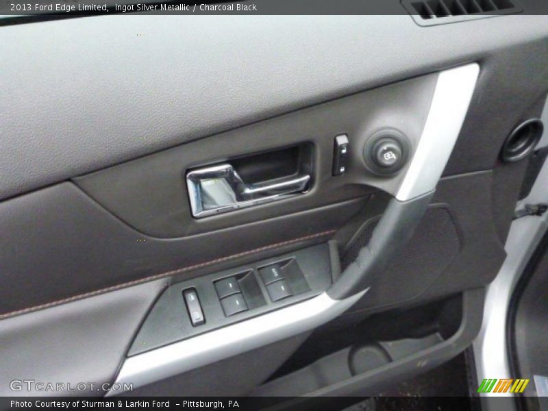 Ingot Silver Metallic / Charcoal Black 2013 Ford Edge Limited
