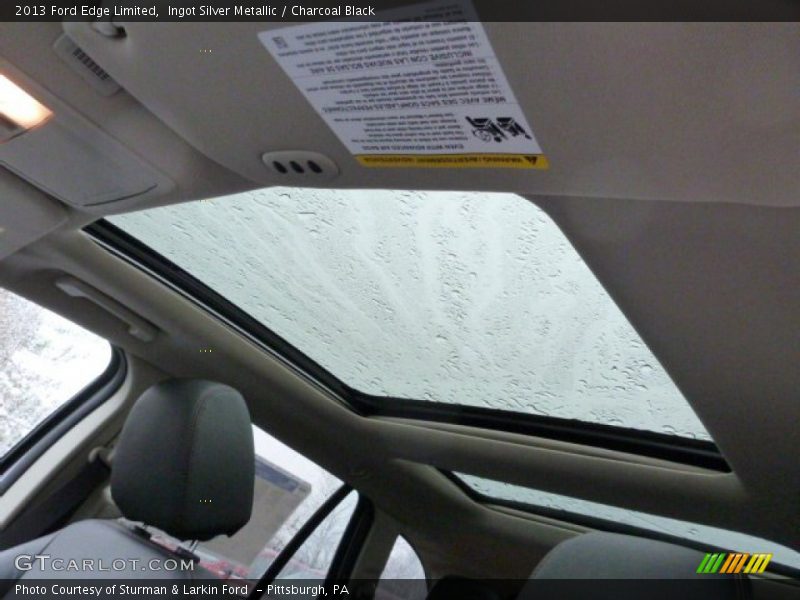Ingot Silver Metallic / Charcoal Black 2013 Ford Edge Limited