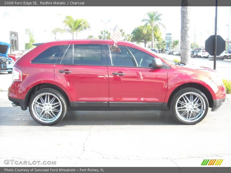 Redfire Metallic / Charcoal 2008 Ford Edge SE