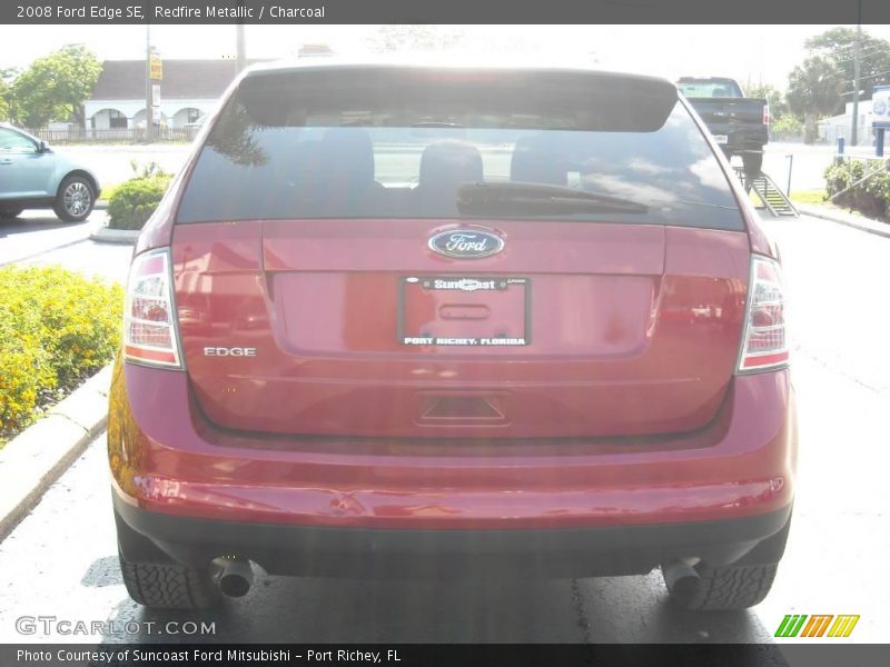 Redfire Metallic / Charcoal 2008 Ford Edge SE