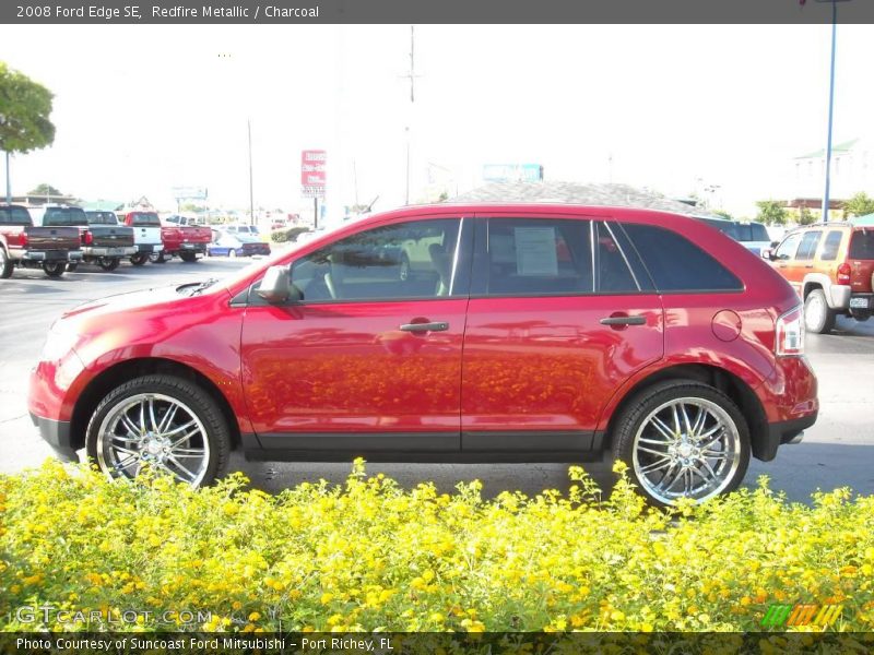 Redfire Metallic / Charcoal 2008 Ford Edge SE