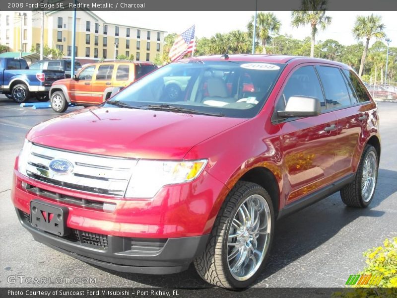 Redfire Metallic / Charcoal 2008 Ford Edge SE