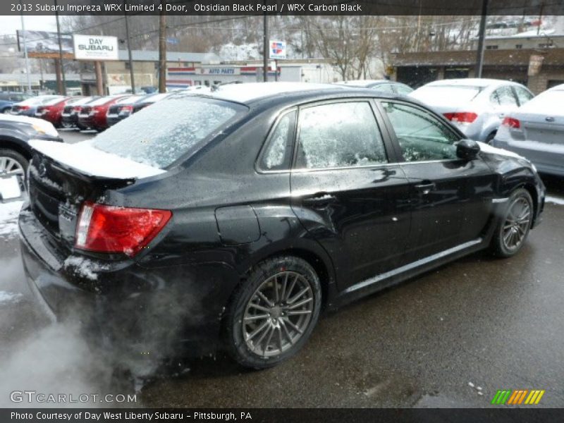 Obsidian Black Pearl / WRX Carbon Black 2013 Subaru Impreza WRX Limited 4 Door