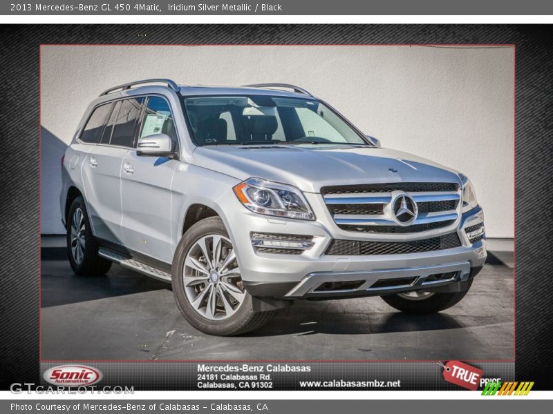 Iridium Silver Metallic / Black 2013 Mercedes-Benz GL 450 4Matic